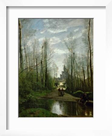 The Church of Marissel, Near Beauvais' Giclee Print - Jean-Baptiste-Camille  Corot | Art.com