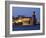 The Church of Notre-Dame-Des-Anges at Dusk from the Harbour at Collioure, Cote Vermeille, Languedoc-David Clapp-Framed Photographic Print