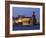 The Church of Notre-Dame-Des-Anges at Dusk from the Harbour at Collioure, Cote Vermeille, Languedoc-David Clapp-Framed Photographic Print