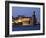 The Church of Notre-Dame-Des-Anges at Dusk from the Harbour at Collioure, Cote Vermeille, Languedoc-David Clapp-Framed Photographic Print