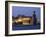 The Church of Notre-Dame-Des-Anges at Dusk from the Harbour at Collioure, Cote Vermeille, Languedoc-David Clapp-Framed Photographic Print