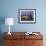 The Church of Notre-Dame-Des-Anges at Dusk from the Harbour at Collioure, Cote Vermeille, Languedoc-David Clapp-Framed Photographic Print displayed on a wall