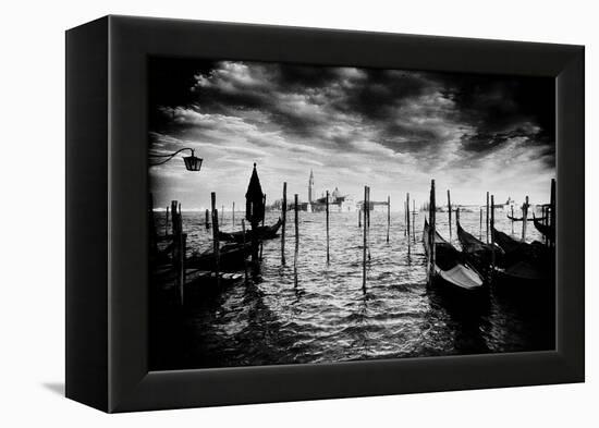 The Church of San Giorgio Maggiore from the Piazzetta San Marco-Simon Marsden-Framed Premier Image Canvas