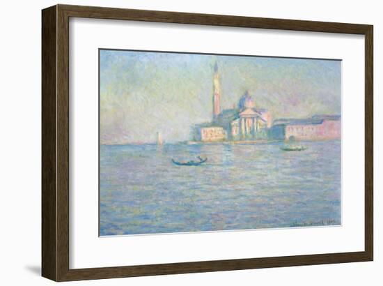 The Church of San Giorgio Maggiore, Venice, 1908-Claude Monet-Framed Premium Giclee Print