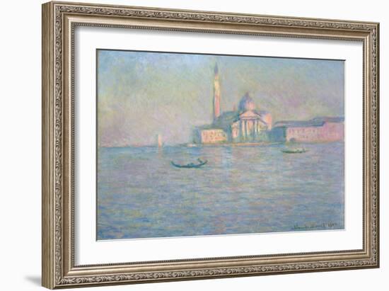 The Church of San Giorgio Maggiore, Venice, 1908-Claude Monet-Framed Giclee Print