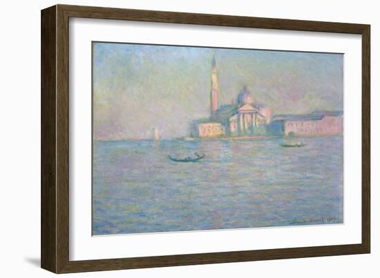 The Church of San Giorgio Maggiore, Venice, 1908-Claude Monet-Framed Giclee Print