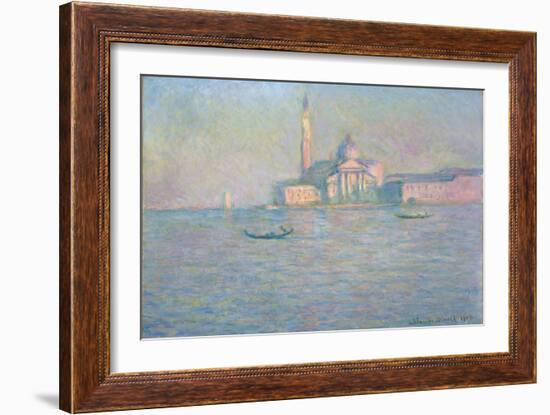 The Church of San Giorgio Maggiore, Venice, 1908-Claude Monet-Framed Giclee Print