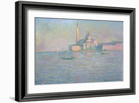 The Church of San Giorgio Maggiore, Venice, 1908-Claude Monet-Framed Giclee Print