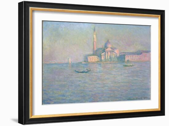 The Church of San Giorgio Maggiore, Venice, 1908-Claude Monet-Framed Giclee Print