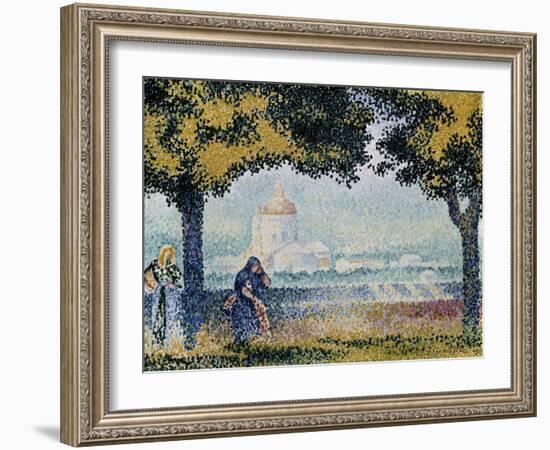 The Church of Santa Maria Degli Angeli Near Assisi, 1909-Henri Edmond Cross-Framed Giclee Print