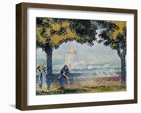 The Church of Santa Maria Degli Angeli Near Assisi, 1909-Henri Edmond Cross-Framed Giclee Print