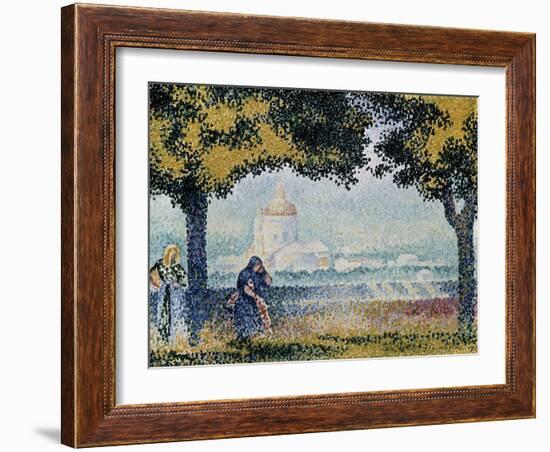 The Church of Santa Maria Degli Angeli Near Assisi, 1909-Henri Edmond Cross-Framed Giclee Print