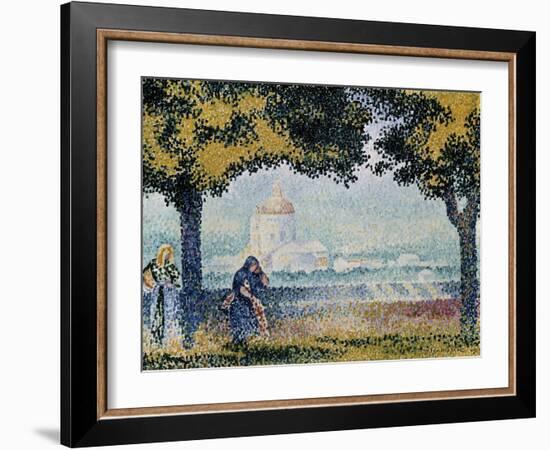 The Church of Santa Maria Degli Angeli Near Assisi, 1909-Henri Edmond Cross-Framed Giclee Print