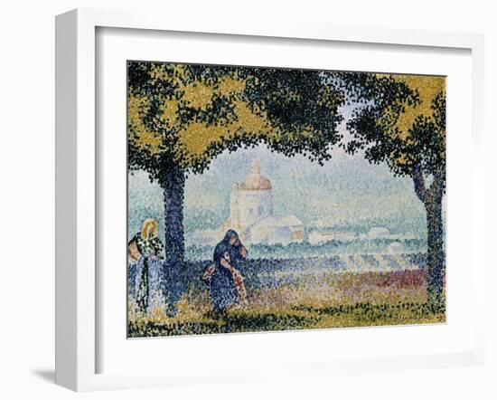 The Church of Santa Maria Degli Angeli Near Assisi, 1909-Henri Edmond Cross-Framed Giclee Print