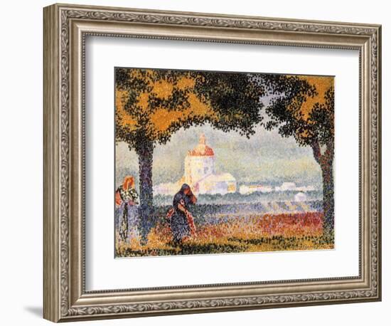 The Church of Santa Maria Degli Angely Near Assisi, 1909-Henri Edmond Cross-Framed Giclee Print