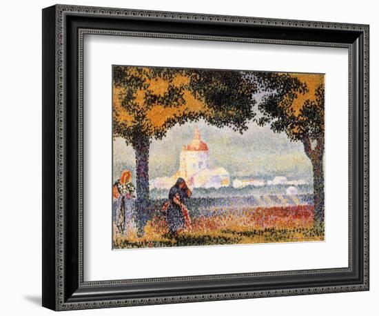 The Church of Santa Maria Degli Angely Near Assisi, 1909-Henri Edmond Cross-Framed Giclee Print