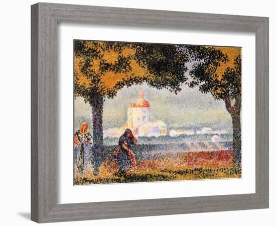 The Church of Santa Maria Degli Angely Near Assisi, 1909-Henri Edmond Cross-Framed Giclee Print