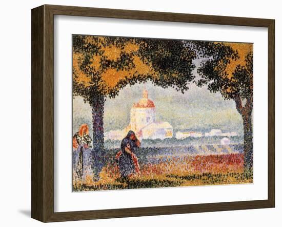 The Church of Santa Maria Degli Angely Near Assisi, 1909-Henri Edmond Cross-Framed Giclee Print