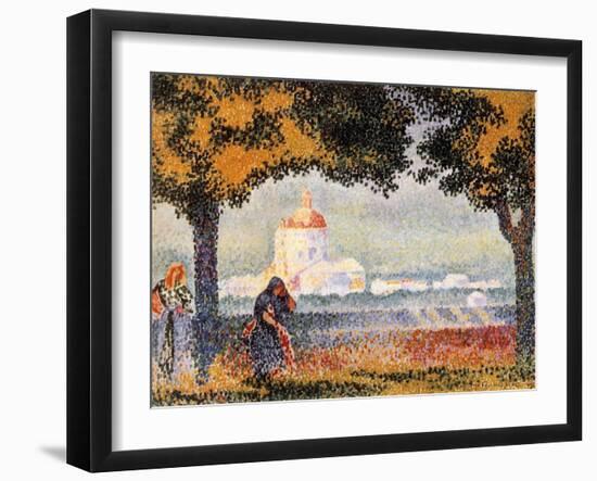 The Church of Santa Maria Degli Angely Near Assisi, 1909-Henri Edmond Cross-Framed Giclee Print