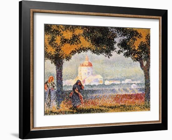 The Church of Santa Maria Degli Angely Near Assisi, 1909-Henri Edmond Cross-Framed Giclee Print