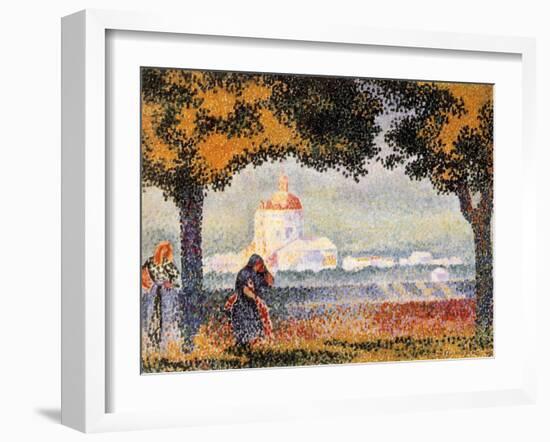 The Church of Santa Maria Degli Angely Near Assisi, 1909-Henri Edmond Cross-Framed Giclee Print