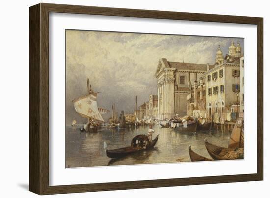 The Church of Santa Maria del Rosario or of the Gesuati, Venice-Myles Birket Foster-Framed Giclee Print