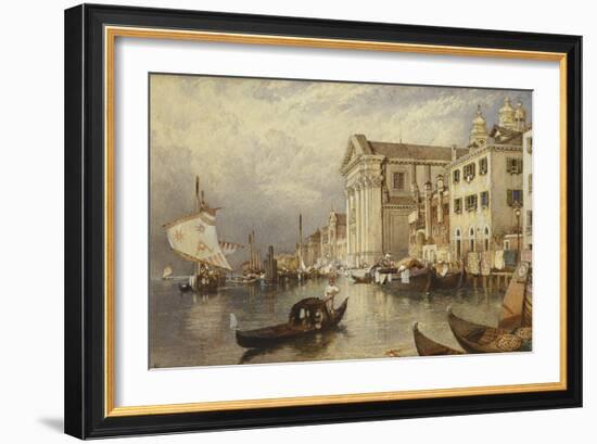 The Church of Santa Maria del Rosario or of the Gesuati, Venice-Myles Birket Foster-Framed Giclee Print