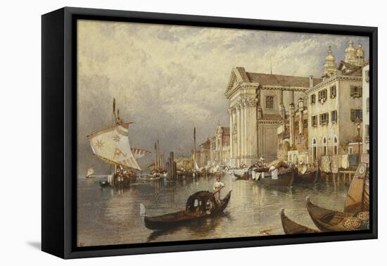 The Church of Santa Maria del Rosario or of the Gesuati, Venice-Myles Birket Foster-Framed Premier Image Canvas