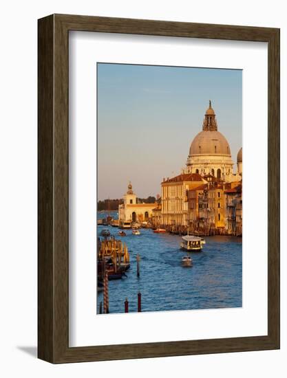 The Church of Santa Maria della Salute and the Grand Canal, from the Accademia Bridge-Nico Tondini-Framed Photographic Print