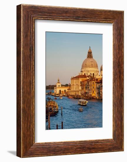 The Church of Santa Maria della Salute and the Grand Canal, from the Accademia Bridge-Nico Tondini-Framed Photographic Print