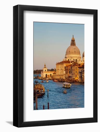 The Church of Santa Maria della Salute and the Grand Canal, from the Accademia Bridge-Nico Tondini-Framed Photographic Print