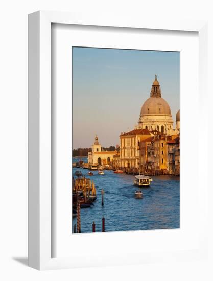 The Church of Santa Maria della Salute and the Grand Canal, from the Accademia Bridge-Nico Tondini-Framed Photographic Print