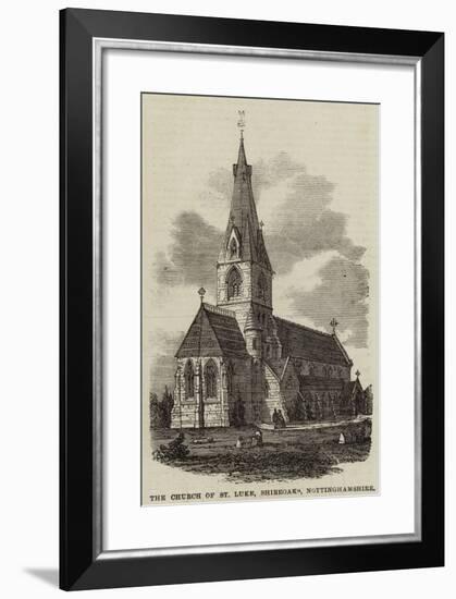 The Church of St Luke, Shireoaks, Nottinghamshire-null-Framed Giclee Print