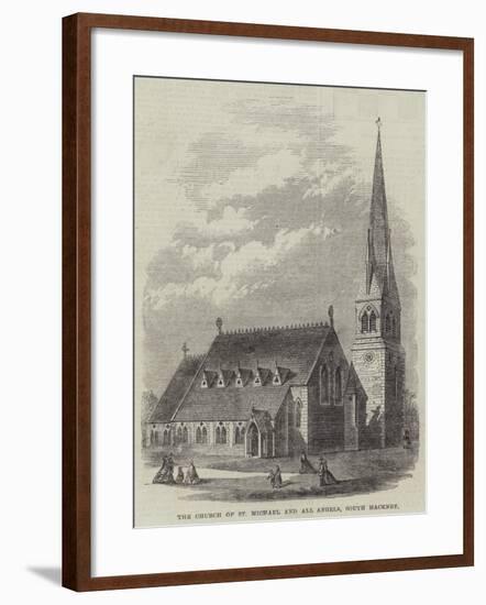 The Church of St Michael and All Angels, South Hackney-null-Framed Giclee Print