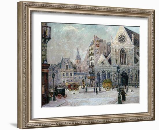 The Church of St. Nicolas-Des-Champs, Rue St. Martin, Paris, 1908-Maxime Emile Louis Maufra-Framed Giclee Print