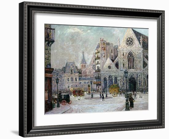 The Church of St. Nicolas-Des-Champs, Rue St. Martin, Paris, 1908-Maxime Emile Louis Maufra-Framed Giclee Print