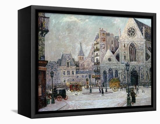 The Church of St. Nicolas-Des-Champs, Rue St. Martin, Paris, 1908-Maxime Emile Louis Maufra-Framed Premier Image Canvas