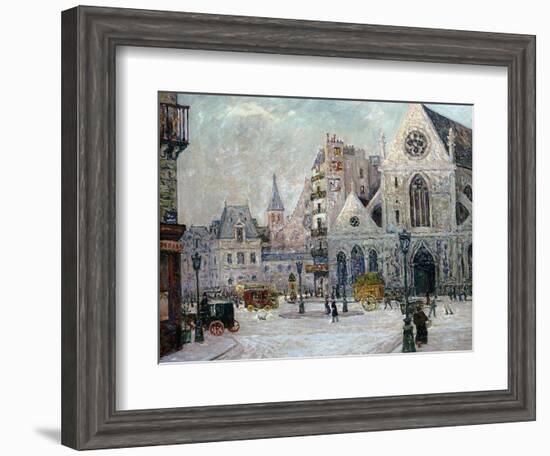 The Church of St. Nicolas-Des-Champs, Rue St. Martin, Paris, 1908-Maxime Emile Louis Maufra-Framed Giclee Print