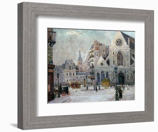 The Church of St. Nicolas-Des-Champs, Rue St. Martin, Paris, 1908-Maxime Emile Louis Maufra-Framed Giclee Print