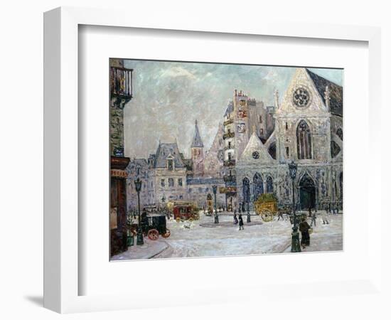 The Church of St. Nicolas-Des-Champs, Rue St. Martin, Paris, 1908-Maxime Emile Louis Maufra-Framed Giclee Print