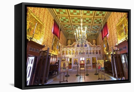 The Church of the Antivouniotissa, the Ionian Islands-Neil Farrin-Framed Premier Image Canvas