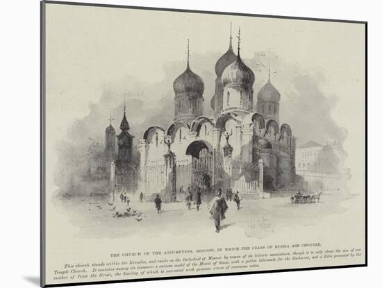 The Church of the Assumption, Moscow, in Which the Czars of Russia are Crowned-Herbert Railton-Mounted Giclee Print