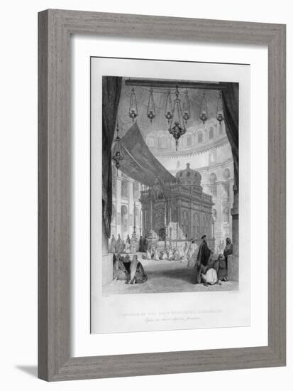 The Church of the Holy Sepulchre, Jerusalem, Israel, 1841-H Griffiths-Framed Giclee Print