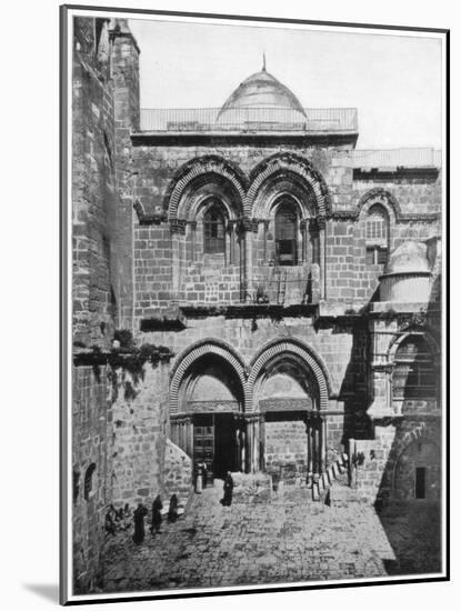 The Church of the Holy Sepulchre, Jerusalem, Late 19th Century-John L Stoddard-Mounted Giclee Print