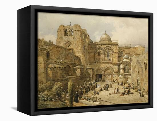 The Church of the Holy Sepulchre, Jerusalem-Nathaniel Everett Green-Framed Premier Image Canvas