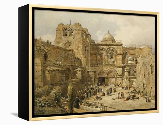 The Church of the Holy Sepulchre, Jerusalem-Nathaniel Everett Green-Framed Premier Image Canvas