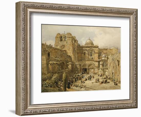 The Church of the Holy Sepulchre, Jerusalem-Nathaniel Everett Green-Framed Giclee Print