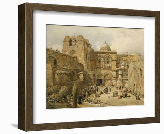 The Church of the Holy Sepulchre, Jerusalem-Nathaniel Everett Green-Framed Giclee Print