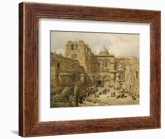 The Church of the Holy Sepulchre, Jerusalem-Nathaniel Everett Green-Framed Giclee Print