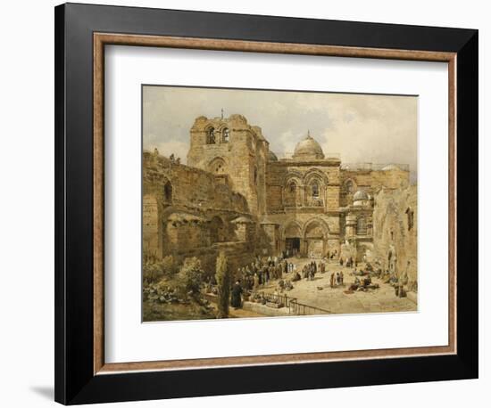 The Church of the Holy Sepulchre, Jerusalem-Nathaniel Everett Green-Framed Giclee Print